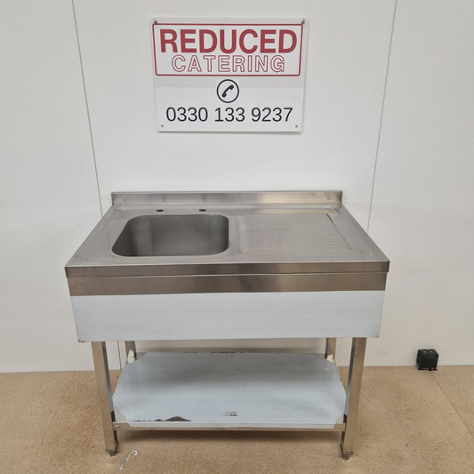 Single Bowl Sink (Left Hand Bowl)- 1000x600x900mm