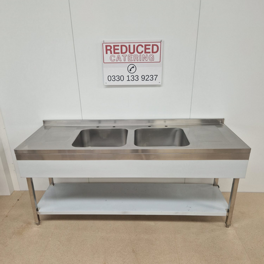 Double Dowl Sink - 2000x700x900mm (Bowls In centre)