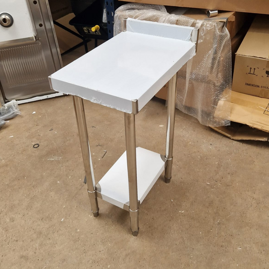 Stainless Steel Wall Prep table - 400x600x900mm (WxDxH)